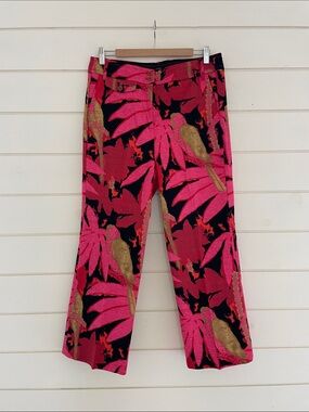 J.Crew Tropical Print Pants size 10